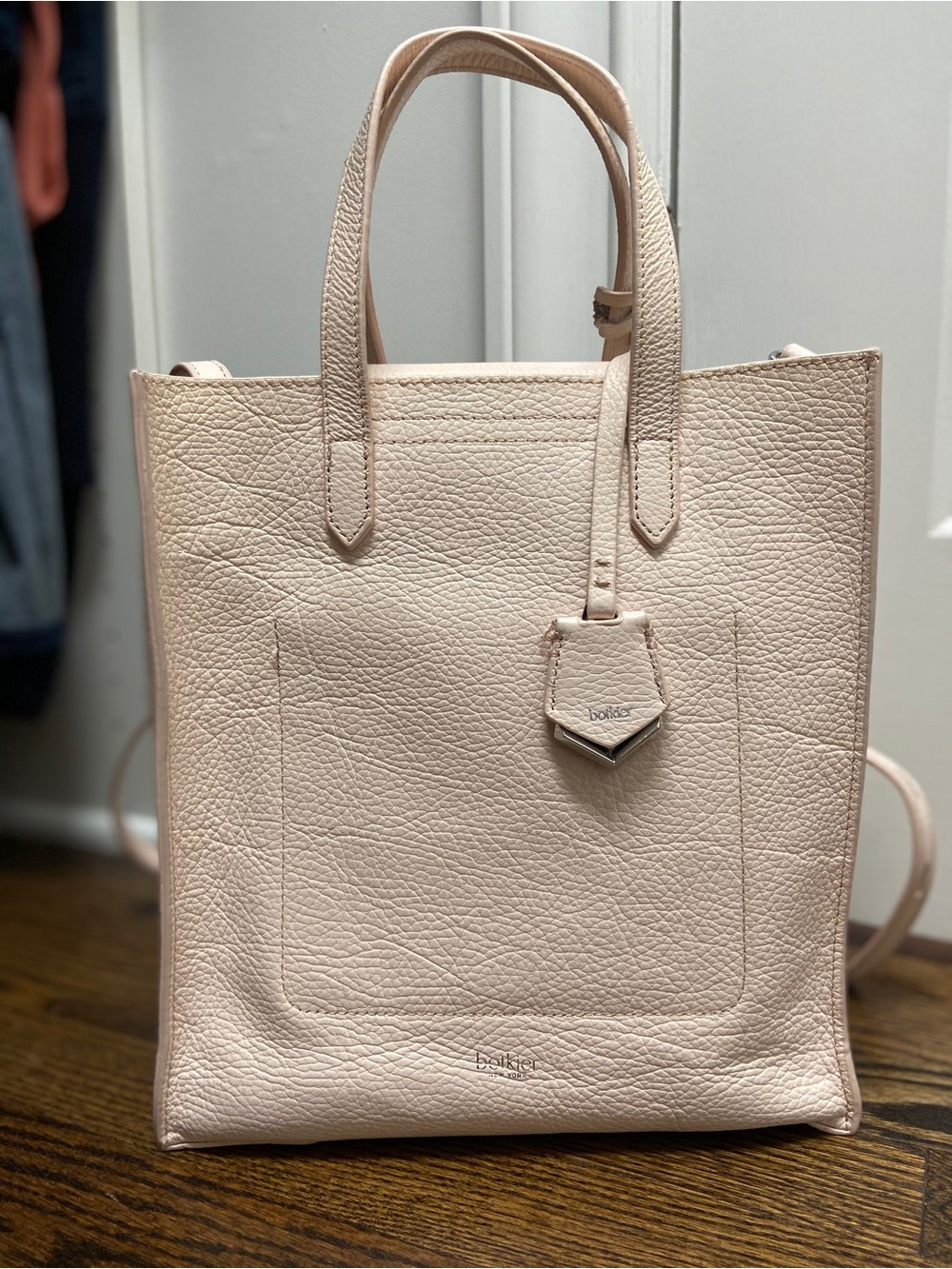 BOTKIER Pale Blush Leather Tote with Wristlet - Picture 3 of 5